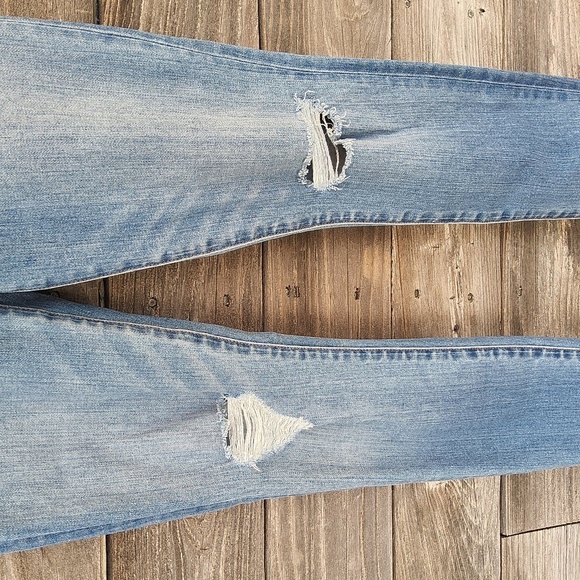 Madewell high rise skinny blue jeans size 25 - Picture 5 of 9